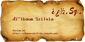 Ölbaum Szilvia névjegykártya